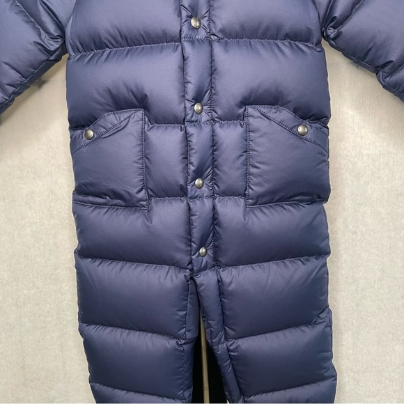 Ralph Lauren Toddler 12M Navy Blue Puffer Snow Suit W/ Gloves And Booties - Picture 3 of 12
